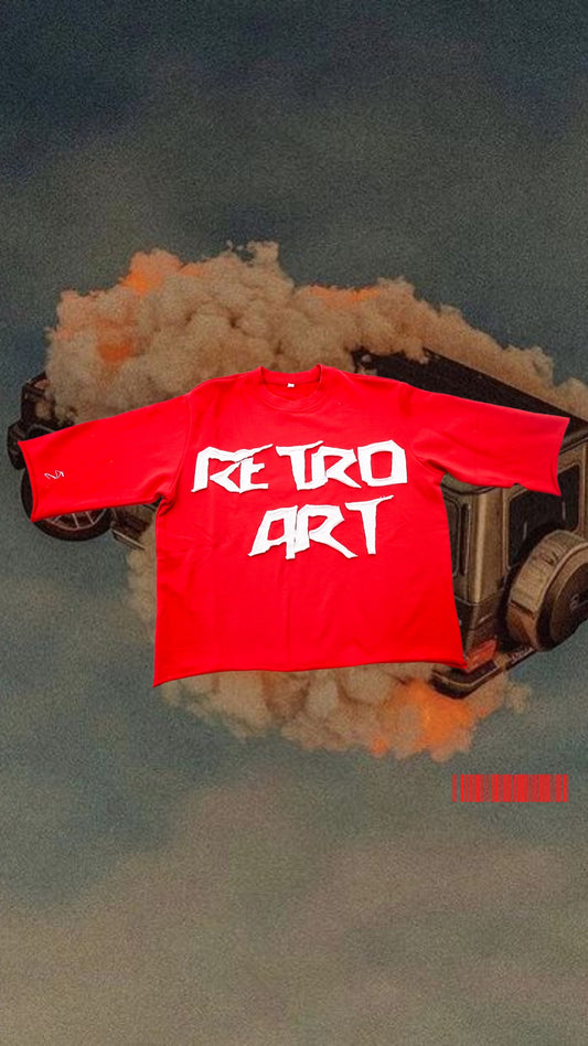 Retro Art Crop Tee