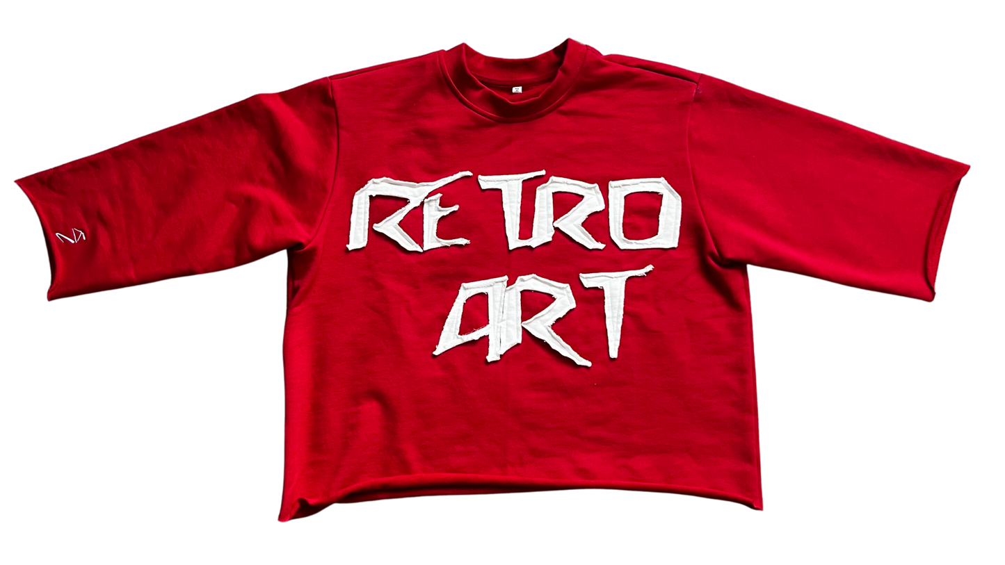 Retro Art Crop Tee