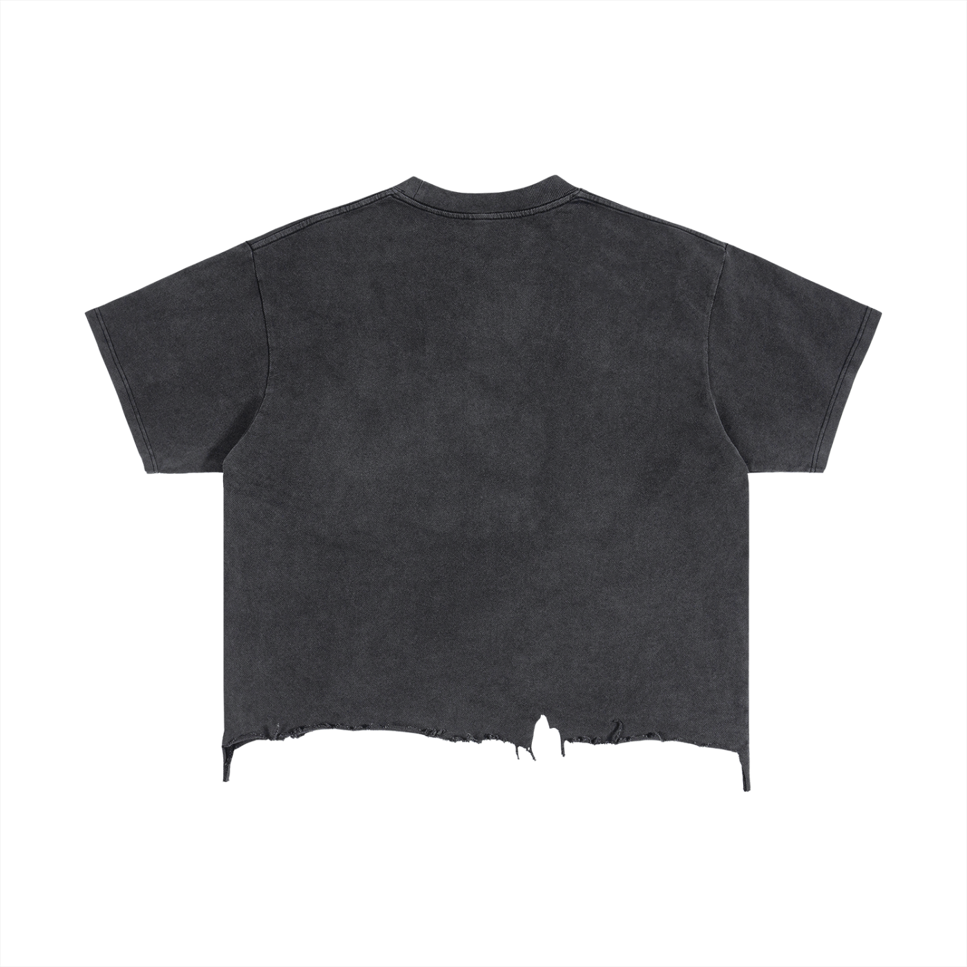 Retro Boxy Distressed Logo Tee