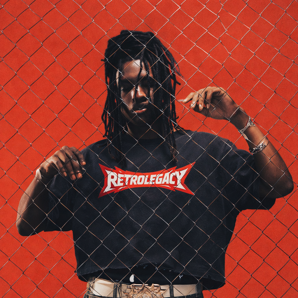 Retro Boxy Distressed Logo Tee