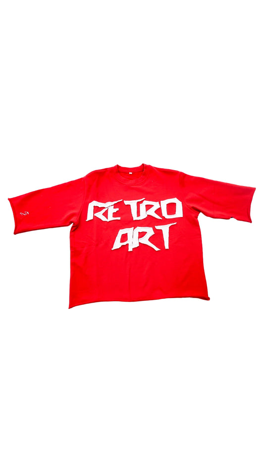 Retro Art Crop Tee