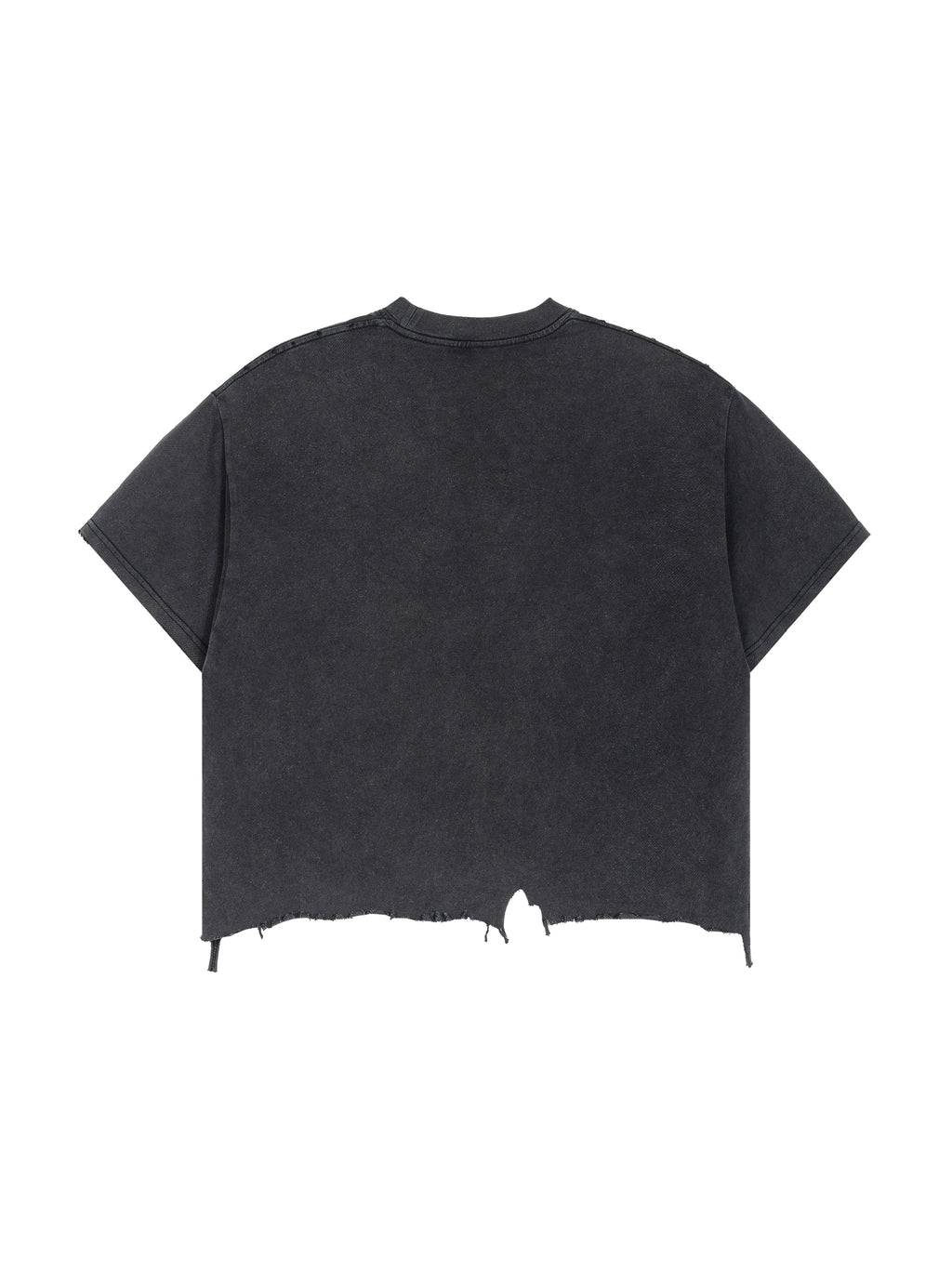 Retro Boxy Distressed Logo Tee